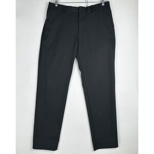 Banana Republic Athletic Fit Pants Black Stretch Waist Men's 38x32